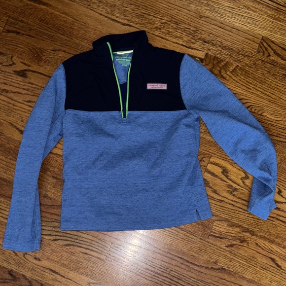 Vineyard Vines Other - Vineyard Vines blue colorblock the Shep Shirt boys 16